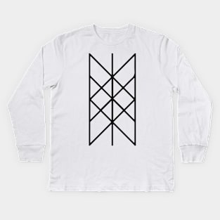 The web of wyrd Kids Long Sleeve T-Shirt